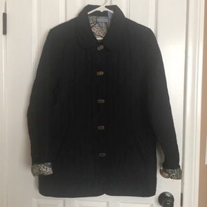 Dark Blue Button-Down Jacket